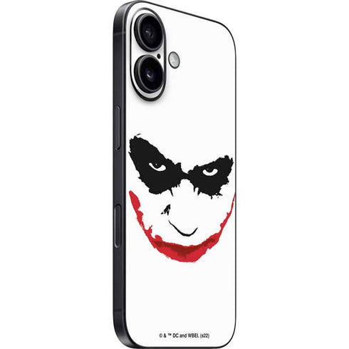 The Dark Knight Joker face iPhone 16 Plus Skin