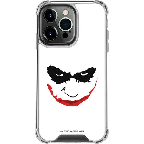The Dark Knight Joker face iPhone 16 Pro Clear Case