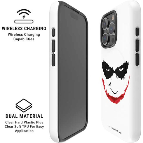 The Dark Knight Joker face iPhone 16 Pro Magsafe Impact Case