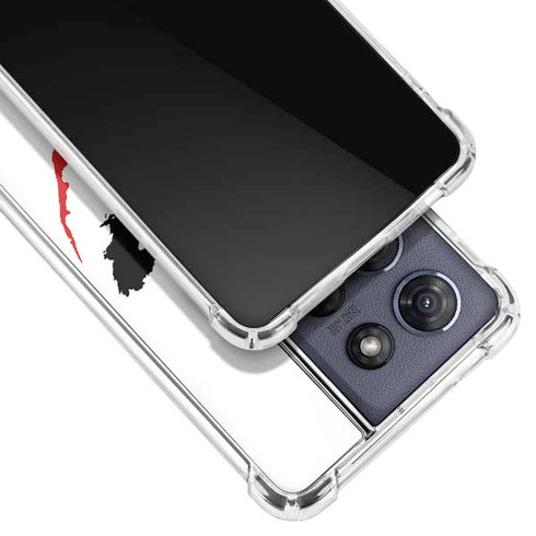 The Dark Knight Joker face Moto G 5G (2025) Clear Case