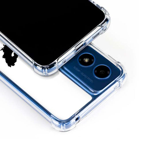 The Dark Knight Joker face Moto G 5G (2024) Clear Case