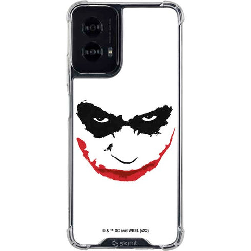 The Dark Knight Joker face Moto G Power 5G (2024) Clear Case