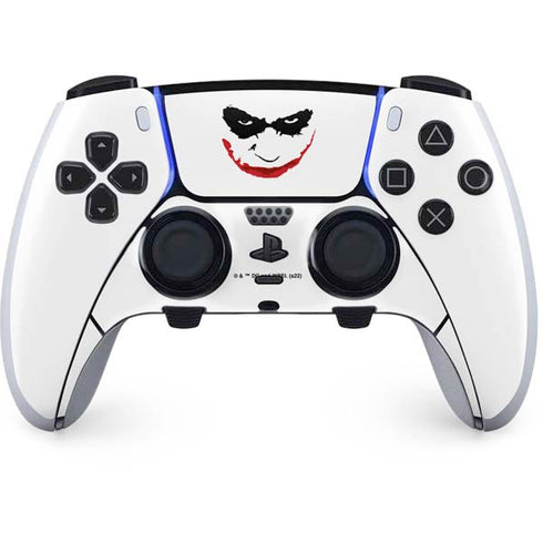 The Dark Knight Joker face PS5 DualSense Edge Pro Controller Skin