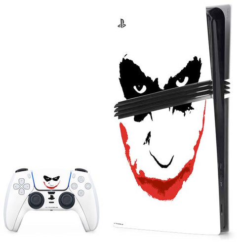 The Dark Knight Joker face PlayStation PS5 Skins