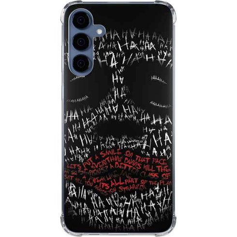 DC Comics The Joker Put a Smile On That Face Galaxy A35 5G Clear Case