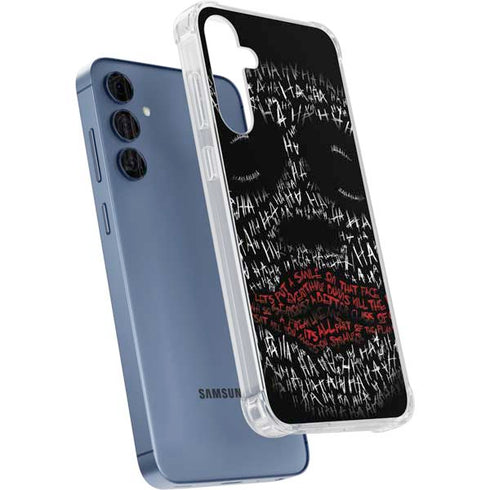 DC Comics The Joker Put a Smile On That Face Galaxy A35 5G Clear Case