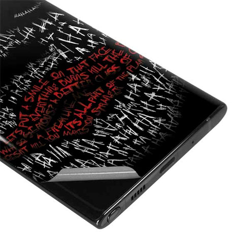 DC Comics The Joker Put a Smile On That Face Galaxy Note 10 Plus Skin