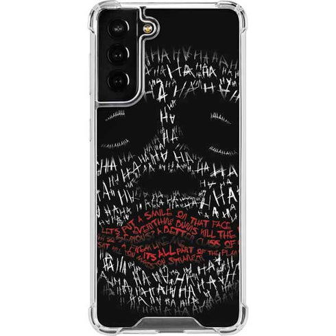 DC Comics The Joker Put a Smile On That Face Galaxy S22 Plus Clear Case