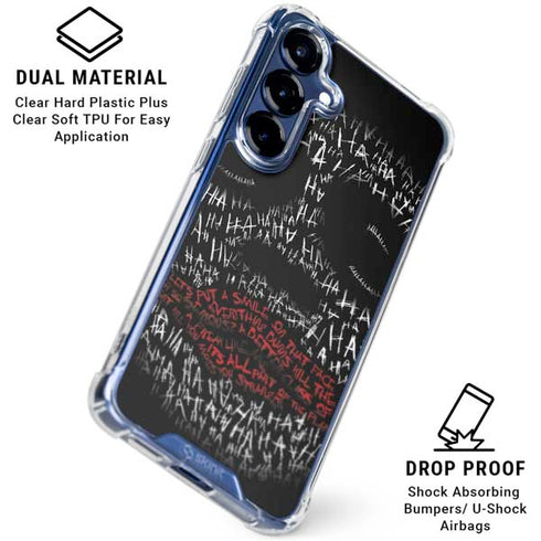 DC Comics The Joker Put a Smile On That Face Galaxy S25 Clear Case