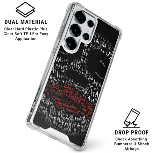 DC Comics The Joker Put a Smile On That Face Galaxy S25 Ultra Clear Case