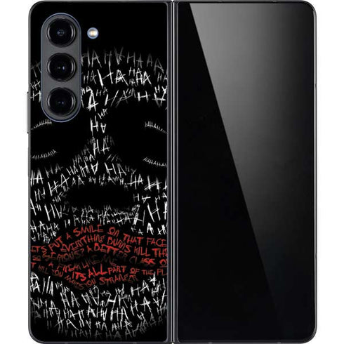 DC Comics The Joker Put a Smile On That Face Galaxy Z Fold5 5G Skin