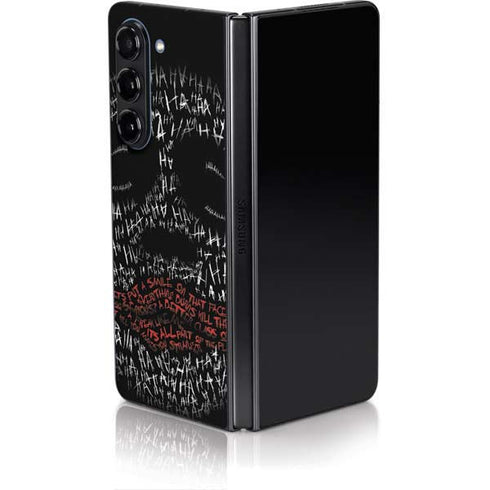 DC Comics The Joker Put a Smile On That Face Galaxy Z Fold5 5G Skin