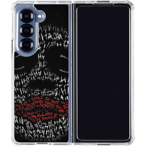 DC Comics The Joker Put a Smile On That Face Galaxy Z Fold6 Clear Case