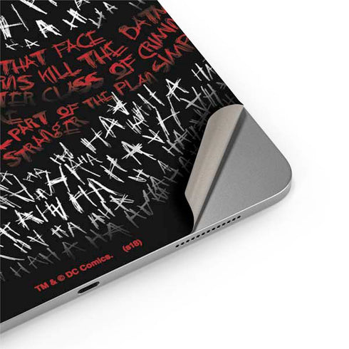 DC Comics The Joker Put a Smile On That Face Apple iPad Air Skin