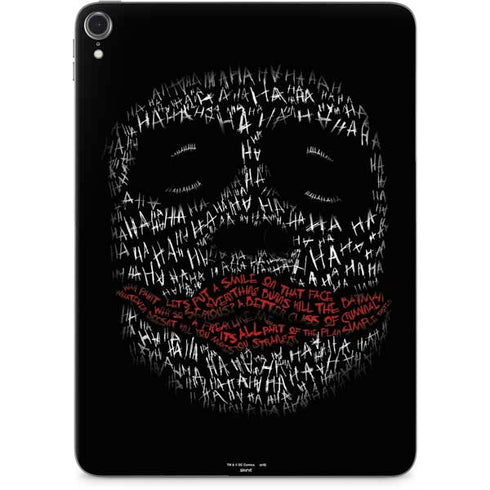 DC Comics The Joker Put a Smile On That Face Apple iPad Pro Skin