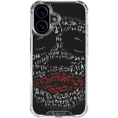 DC Comics The Joker Put a Smile On That Face iPhone 16 Clear Case