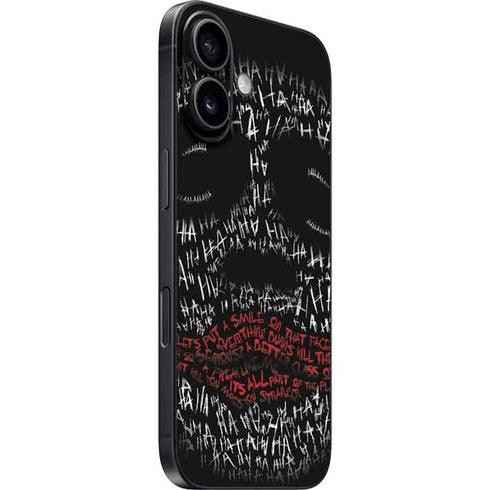DC Comics The Joker Put a Smile On That Face iPhone 16 Plus Skin
