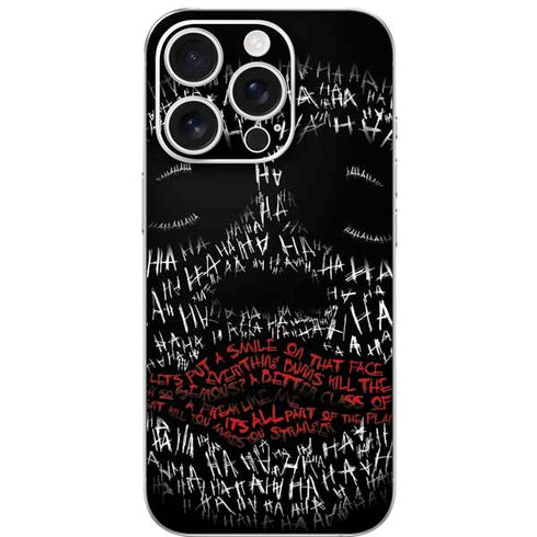 DC Comics The Joker Put a Smile On That Face iPhone 16 Pro Skin