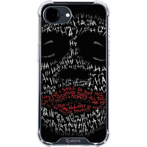 DC Comics The Joker Put a Smile On That Face iPhone 16e Clear Case