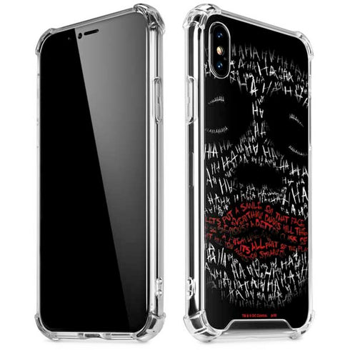 DC Comics The Joker Put a Smile On That Face iPhone X/XS Clear Case