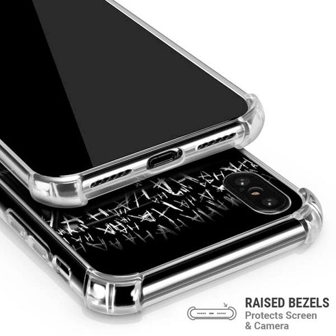 DC Comics The Joker Put a Smile On That Face iPhone X/XS Clear Case