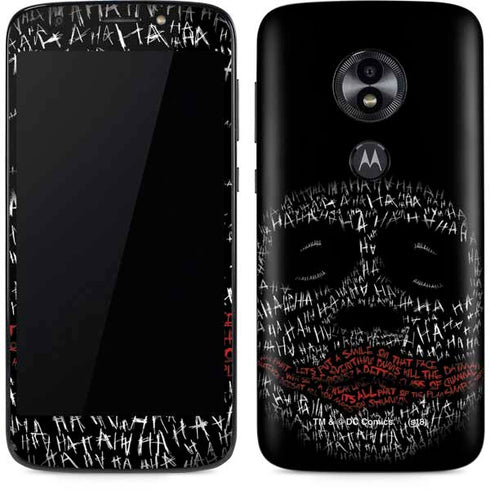 DC Comics The Joker Put a Smile On That Face Moto E5 Play Skin