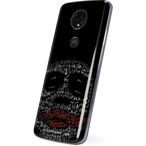 DC Comics The Joker Put a Smile On That Face Moto E5 Plus Skin