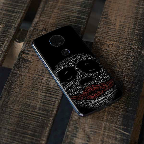 DC Comics The Joker Put a Smile On That Face Moto E5 Plus Skin