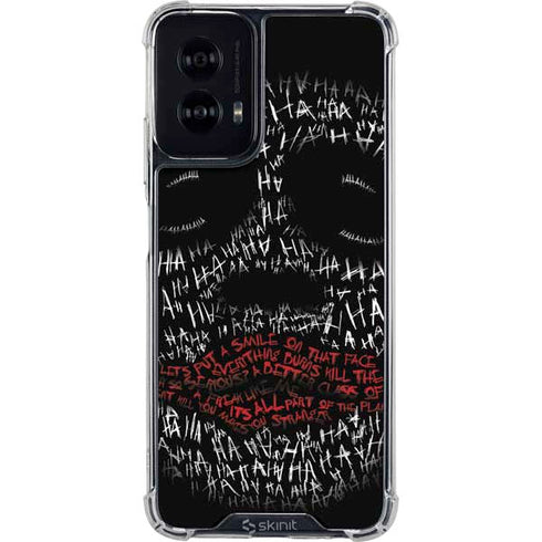 DC Comics The Joker Put a Smile On That Face Moto G Power 5G (2024) Clear Case