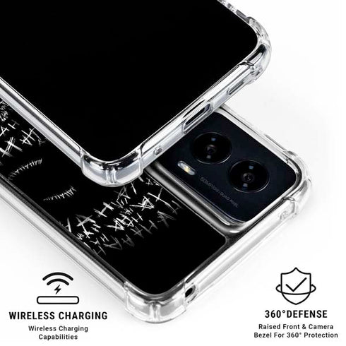 DC Comics The Joker Put a Smile On That Face Moto G Power 5G (2024) Clear Case