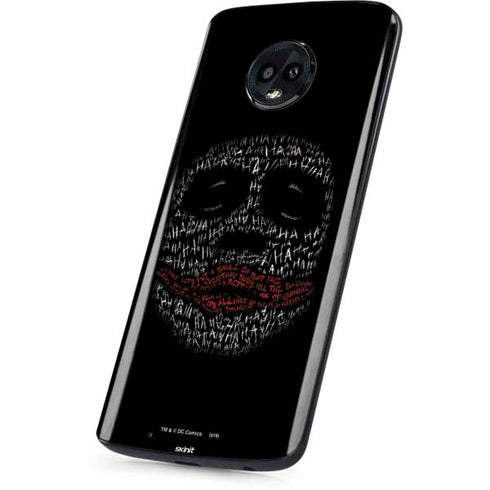 DC Comics The Joker Put a Smile On That Face Moto G6 Skin