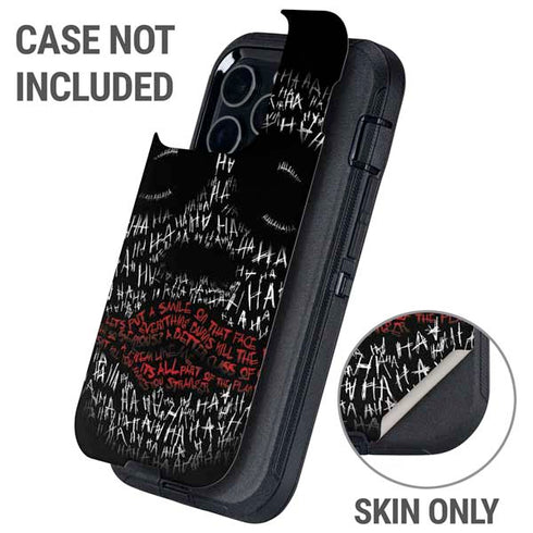 DC Comics The Joker Put a Smile On That Face Otterbox Defender iPhone Skin