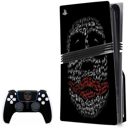 DC Comics The Joker Put a Smile On That Face PS5 Pro Disk Bundle Skin