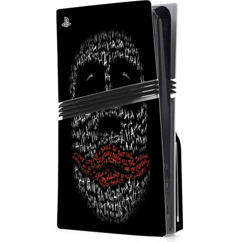 DC Comics The Joker Put a Smile On That Face PS5 Pro Disk Console Skin
