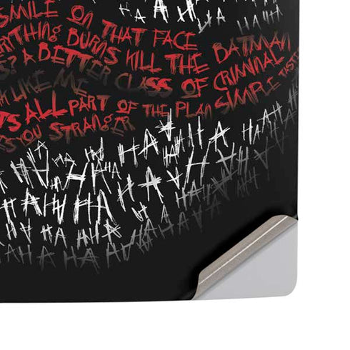 DC Comics The Joker Put a Smile On That Face PS5 Pro Disk Console Skin