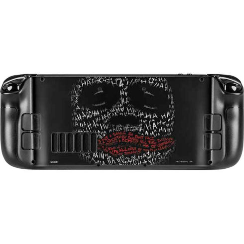 DC Comics The Joker Put a Smile On That Face Steam Deck Handheld Gaming Computer Skin