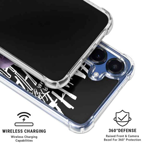 The Dark Knight Joker Galaxy S25 FE Clear Case