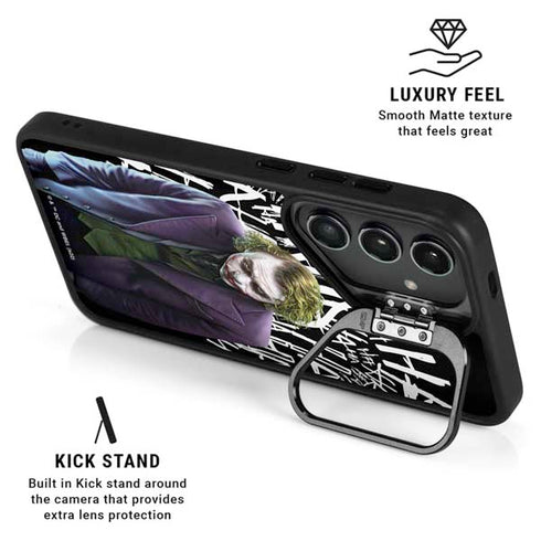 The Dark Knight Joker Galaxy S25 FE Kickstand Case