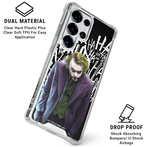 The Dark Knight Joker Galaxy S25 Ultra Clear Case