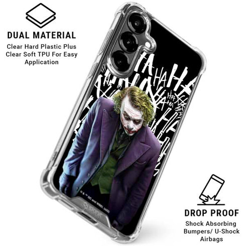 The Dark Knight Joker Galaxy S26 Plus Clear Case