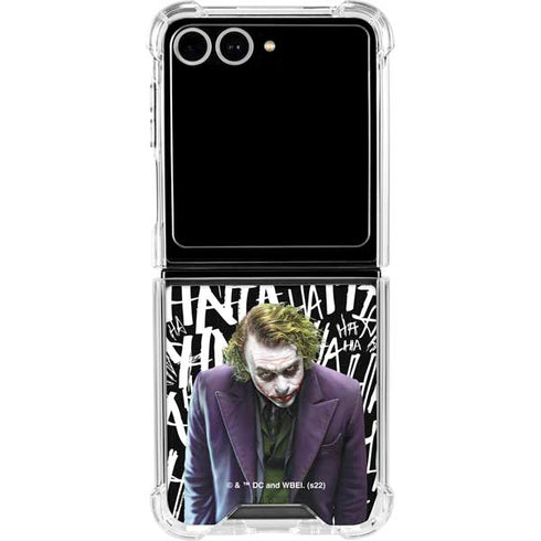 The Dark Knight Joker Galaxy Z Flip7 Clear Case