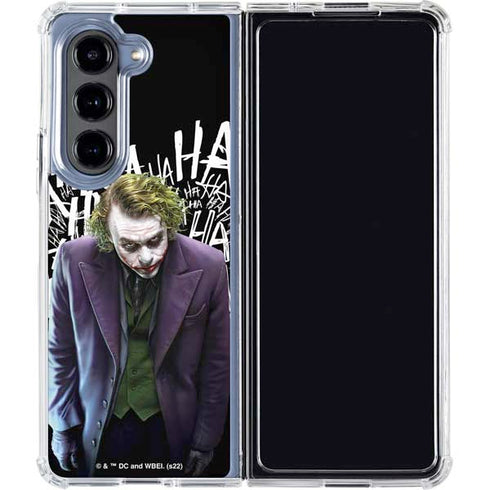 The Dark Knight Joker Galaxy Z Fold5 5G Clear Case