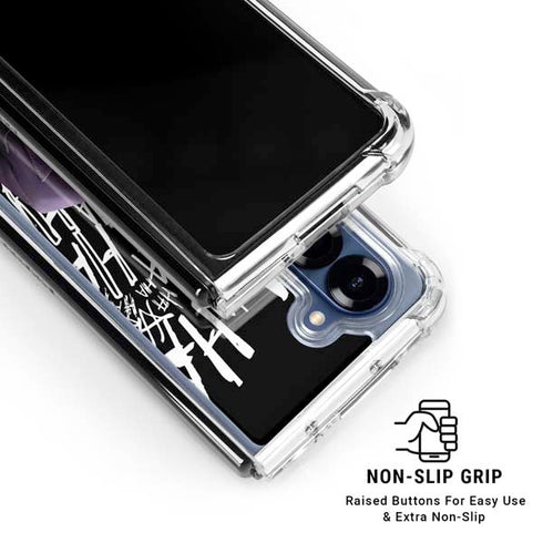 The Dark Knight Joker Galaxy Z Fold6 Clear Case