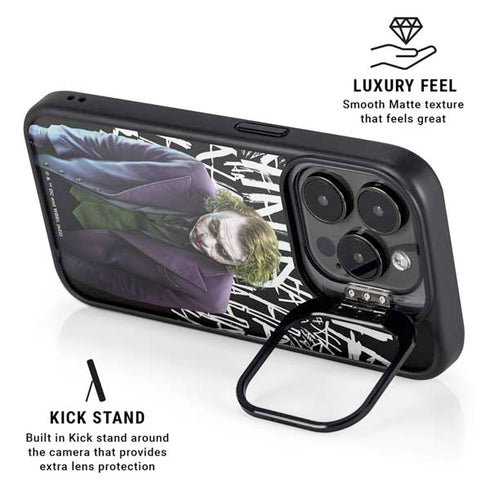 The Dark Knight Joker iPhone 14 Pro Max Kickstand Case