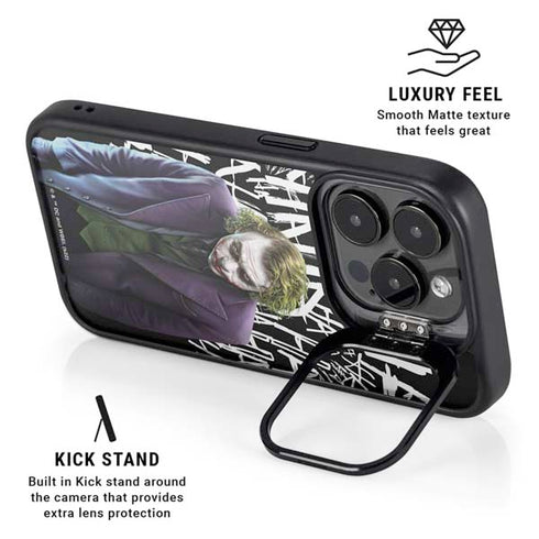 The Dark Knight Joker iPhone 15 Pro Max Kickstand Case