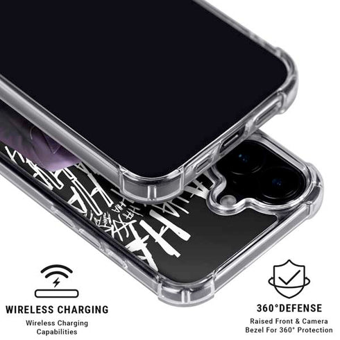 The Dark Knight Joker iPhone 16 Clear Case