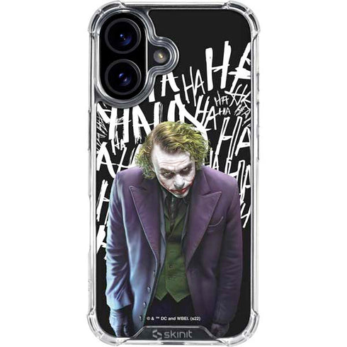 The Dark Knight Joker iPhone 16 Plus Clear Case