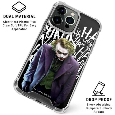 The Dark Knight Joker iPhone 16 Pro Clear Case