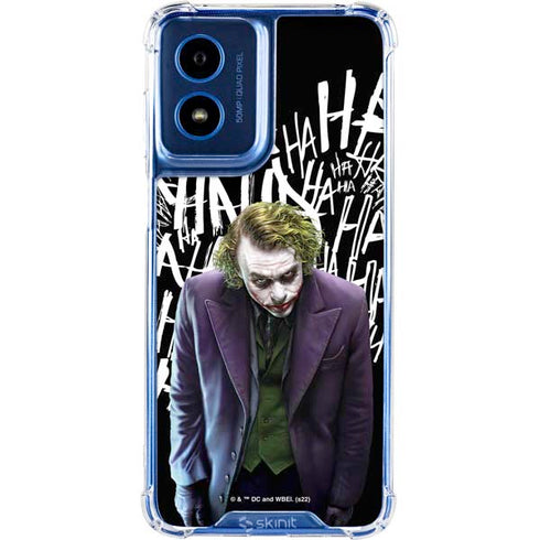 The Dark Knight Joker Moto G 5G (2024) Clear Case