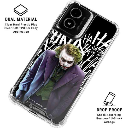 The Dark Knight Joker Moto G Power 5G (2024) Clear Case